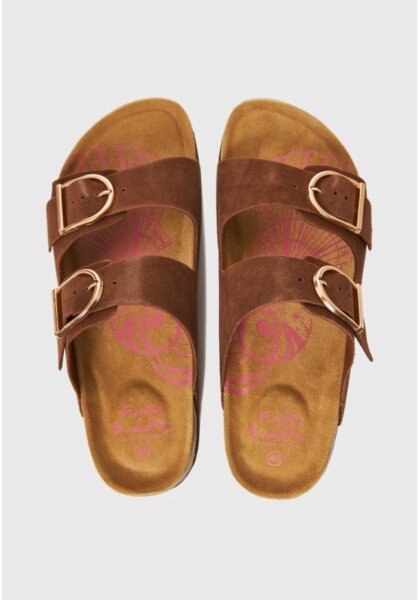 FUNKY BUDDHA ΣΑΝΔΑΛΙΑ ΓΥΝΑΙΚΕΙΑ SUEDE COCONUT SHELL FBL013-118-08