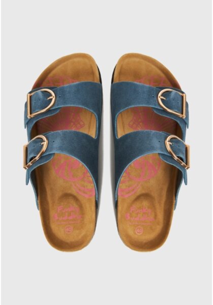 FUNKY BUDDHA ΣΑΝΔΑΛΙΑ ΓΥΝΑΙΚΕΙΑ SUEDE BLUE HEAVEN FBL013-118-08