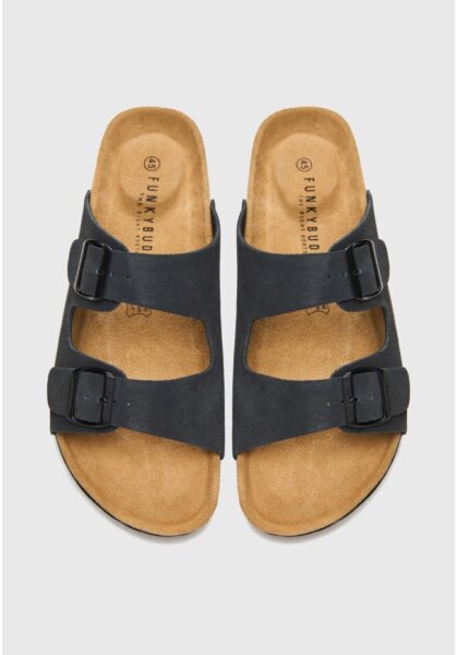 FUNKY BUDDHA ΣΑΝΔΑΛΙΑ ΑΝΤΡΙΚΑ SUEDE ANTHRACITE FBM013-003-08