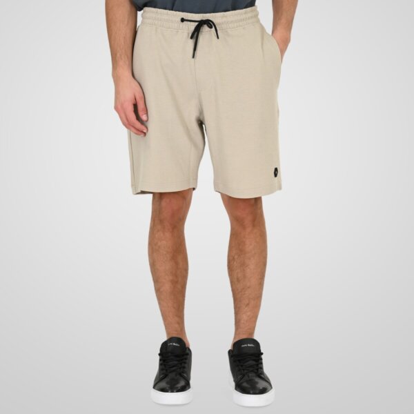 DOUBLE ΒΕΡΜΟΥΔΑ ΑΝΔΡΙΚΗ WAFFLE ΜΠΕΖ 261MS-6033 REGULAR FIT