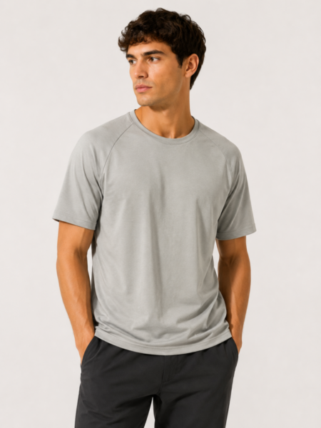 TRESOR T-SHIRT ΑΝΔΡΙΚΟ ΓΚΡΙ 207097-ARRAN REGULAR FIT