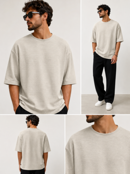 TRESOR T-SHIRT ΑΝΤΡΙΚΟ ΓΚΡΙ 207096-ΑΝΤΟΝΙΟ LOOSE FIT