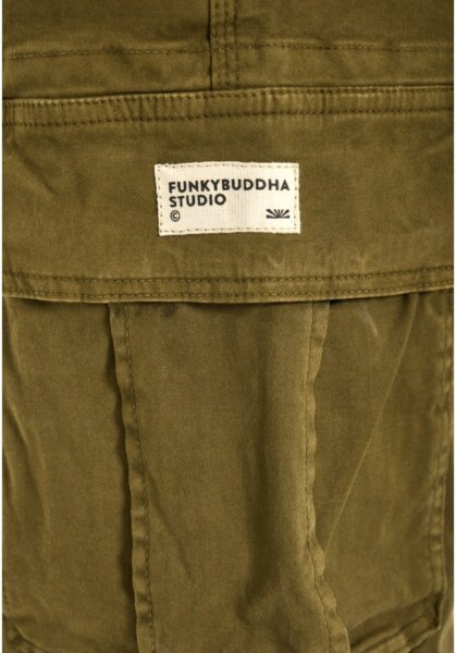 FUNKY BUDDHA ΒΕΡΜΟΥΔΑ CARGO ΑΝΔΡΙΚΗ ΧΑΚΙ-DUSTY OLIVE FBM013-002-03 REGULAR FIT