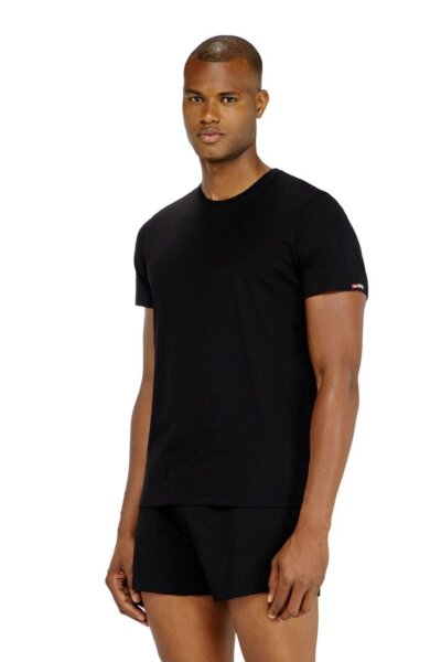 DIESEL T-SHIRT ΜΑΥΡΟ ΠΑΚΕΤΟ 3TΜΧ RANDAL-D-CORE A24250-0ALCR-E4101