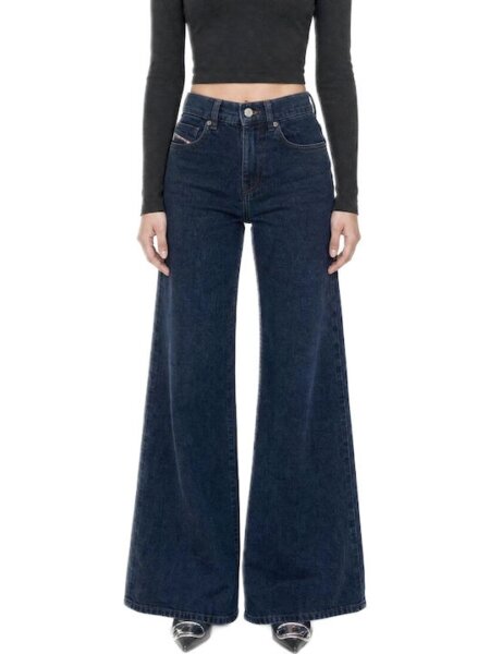 DIESEL JEAN ΓΥΝΑΙΚΕΙΟ ΜΠΛΕ ΣΚΟΥΡΟ 1978 D-AKEMI A03624-0KBBJ-01 FLARE FIT