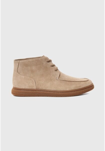 FUNKY BUDDHA ΜΠΟΤΑΚΙ SUEDE ΑΝΤΡΙΚΟ ΜΠΕΖ-TAUPE FBM014-011-08