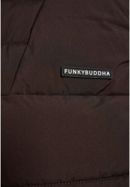 FUNKY BUDDHA JACKET ΑΜΑΝΙΚΟ ΑΝΔΡΙΚΟ ΚΑΦΕ-BITTER CHOCOLATE FBM014-001-01 REGULAR FIT