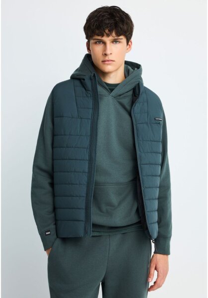 FUNKY BUDDHA JACKET ΑΜΑΝΙΚΟ ΑΝΔΡΙΚΟ ΠΡΑΣΙΝΟ-GREEN STORM FBM014-001-01 REGULAR FIT