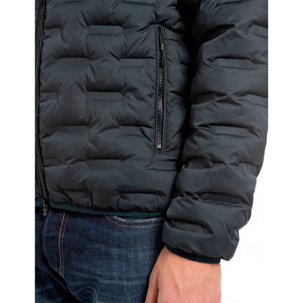 REPLAY JACKET ΑΝΤΡΙΚΟ ΧΑΚΙ-DEEP OCEAN M8401.000.84168N.094 REGULAR FIT