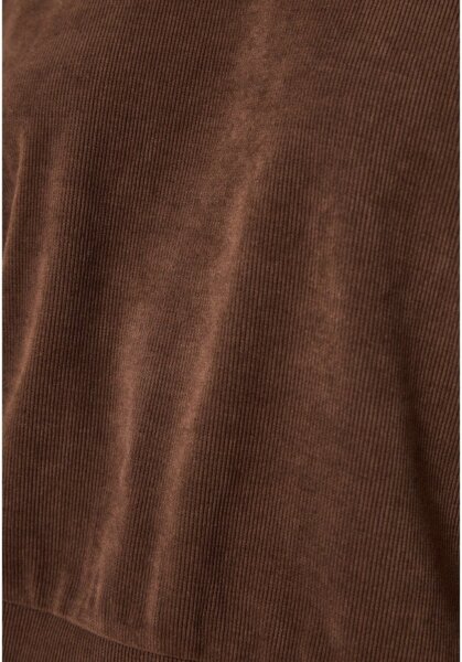 FUNKY BUDDHA RIBBED ΦΟΥΤΕΡ ΓΥΝΑΙΚΕΙΟ ΚΑΦΕ-WOOD FBL014-122-06 REGULAR FIT