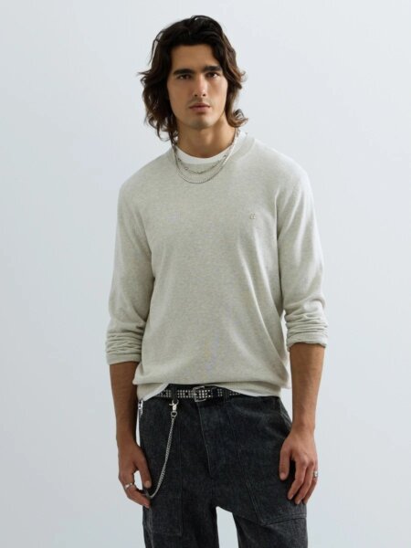 REPLAY ΠΛΕΚΤΟ ΑΝΔΡΙΚΟ ΜΠΕΖ MELANGE UK0086.000.72228-C05T REGULAR FIT
