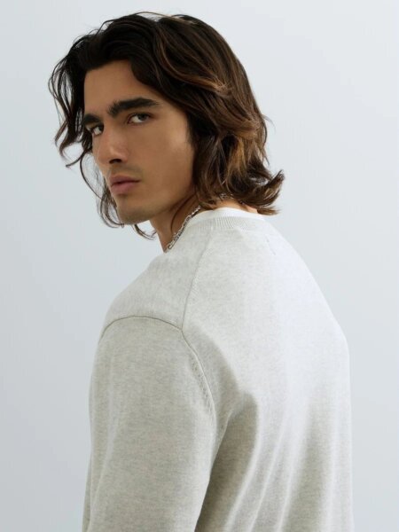 REPLAY ΠΛΕΚΤΟ ΑΝΔΡΙΚΟ ΜΠΕΖ MELANGE UK0086.000.72228-C05T REGULAR FIT