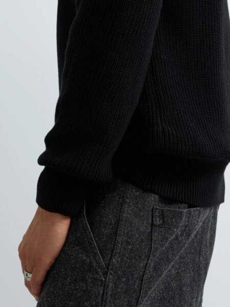 REPLAY ΠΛΕΚΤΟ HALF ZIP ΑΝΔΡΙΚΟ ΜΑΥΡΟ UK00AZ.000.7246X.C098 REGULAR FIT