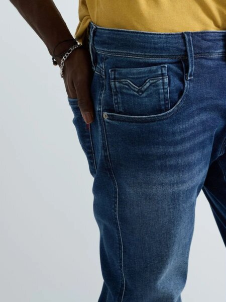 REPLAY JEAN ΑΝΔΡΙΚΟ ΜΠΛΕ ΣΚΟΥΡΟ ANBASS M0914.000.261.C32.C009 SLIM FIT