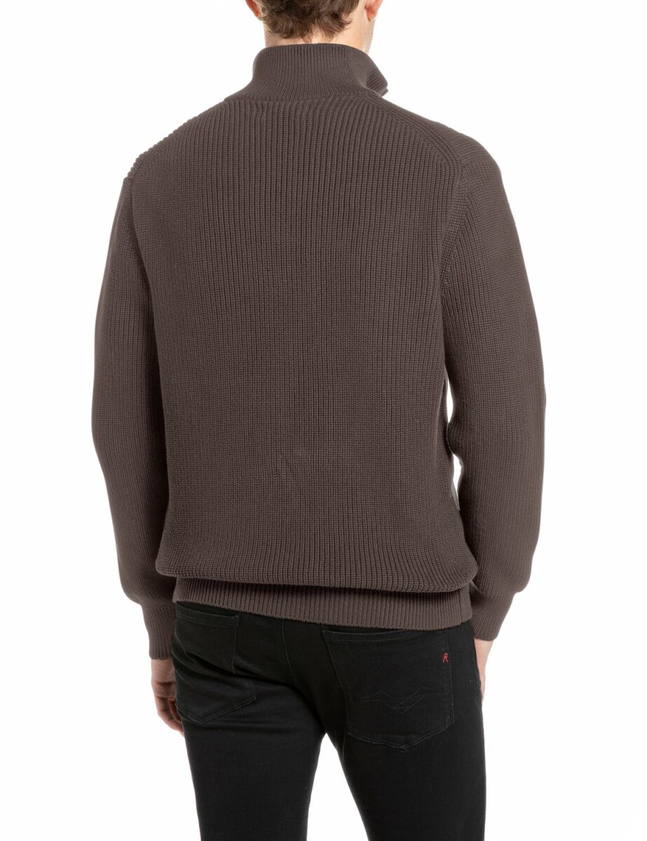 REPLAY ΠΛΕΚΤΟ HALF ZIP ΑΝΔΡΙΚΟ ΚΑΦΕ UK00AZ.000.7246X.C073 REGULAR FIT REPLAY ΠΛΕΚΤΟ HALF ZIP ΑΝΔΡΙΚΟ ΚΑΦΕ UK00AZ.000.7246X.C073 REGULAR FIT
