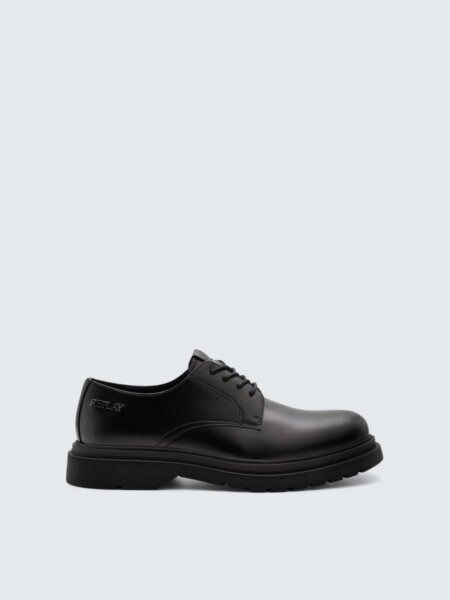 REPLAY ΠΑΠΟΥΤΣΙ LOAFER ΑΝΔΡΙΚΟ ΜΑΥΡΟ PIERCE URBAN GMC1H.000.C0201S-C098-BLACK