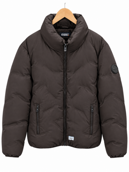 KHUJO JACKET ΑΝΤΡΙΚΟ ΚΑΦΕ CLOVER2 217JK263-577 CHO-CHI REGULAR FIT