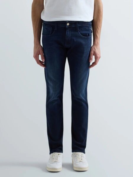 REPLAY JEAN ΑΝΤΡΙΚΟ ΜΠΛΕ ΣΚΟΥΡΟ ANBASS M914.000.41A781.007 SLIM FIT