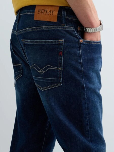 REPLAY JEAN ΑΝΔΡΙΚΟ ΜΠΛΕ M1075.000.285.200.C007 STRAIGHT FIT
