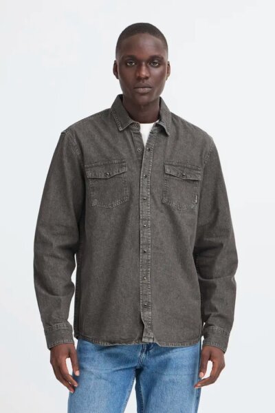 BLEND ΠΟΥΚΑΜΙΣΟ DENIM ΓΚΡΙ ΑΝΤΡΙΚΟ BHDARGO 20718543-200296 REGULAR FIT