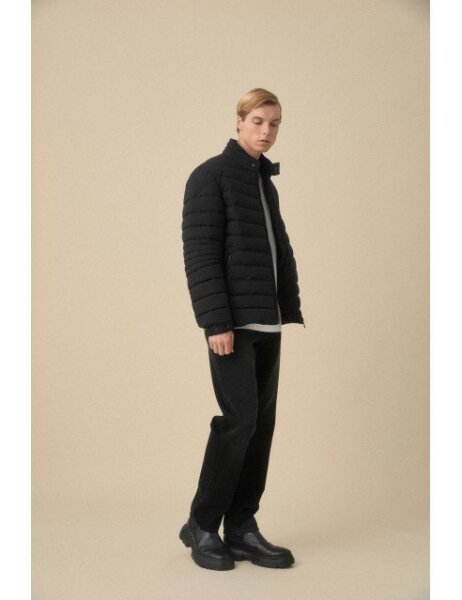 BISTON JACKET ΑΝΔΡΙΚΟ ΚΑΠΙΤΟΝΕ ΜΑΥΡΟ 56-201-048 REGULAR FIT