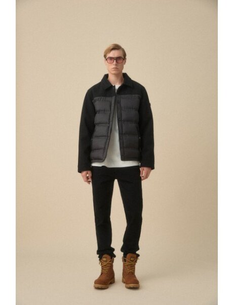 BISTON JACKET ΑΝΔΡΙΚΟ ΜΑΥΡΟ 56-201-034 REGULAR FIT