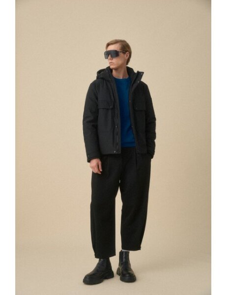 BISTON JACKET ΑΝΔΡΙΚΟ ΜΑΥΡΟ 56-201-027 REGULAR FIT