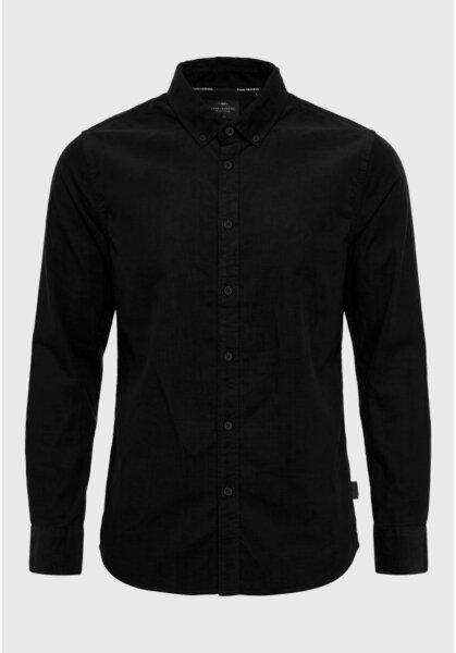 FUNKY BUDDHA ΠΟΥΚΑΜΙΣΟ ΑΝΔΡΙΚΟ ΚΟΤΛΕ ΜΑΥΡΟ FBM014-003-05 REGULAR FIT