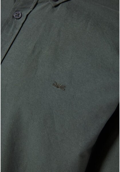 FUNKY BUDDHA ΠΟΥΚΑΜΙΣΟ OXFORD ΑΝΤΡΙΚΟ GREEN STORM FBM014-002-05 REGULAR FIT