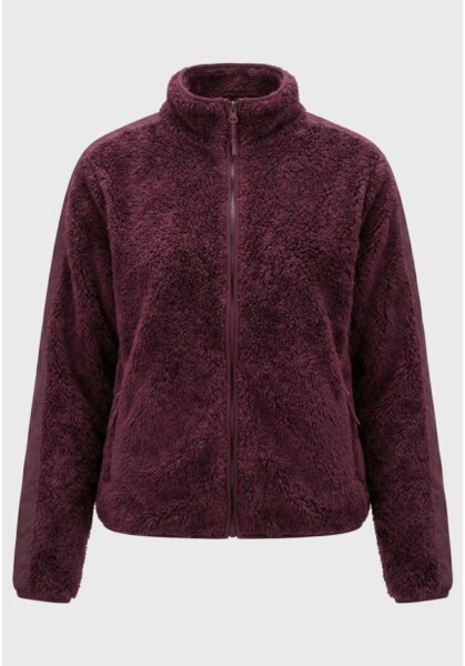 FUNKY BUDDHA ΖΑΚΕΤΑ FLEECE ΓΥΝΑΙΚΕΙΑ ΜΩΒ-PLUM FBL014-107-06 REGULAR FIT