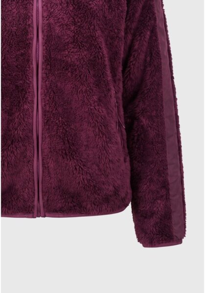 FUNKY BUDDHA ΖΑΚΕΤΑ FLEECE ΓΥΝΑΙΚΕΙΑ ΜΩΒ-PLUM FBL014-107-06 REGULAR FIT