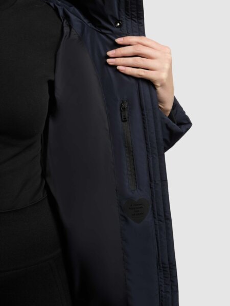 KHUJO JACKET ΓΥΝΑΙΚΕΙΟ ΜΠΛΕ ΣΚΟΥΡΟ EMORY 1209CO263-488 BLU-NIG REGULAR FIT