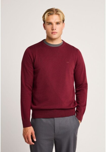 FUNKY BUDDHA ΠΛΕΚΤΟ ΑΝΔΡΙΚΟ ΜΠΟΡΝΤΩ-BURGUNDY FBM014-001-09 REGULAR FIT