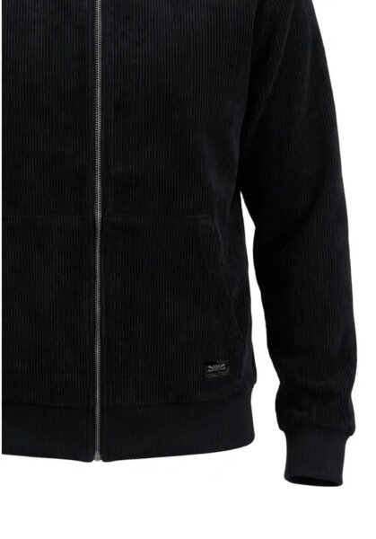 FUNKY BUDDHA ΖΑΚΕΤΑ ΑΝΔΡΙΚΗ ΚΟΤΛΕ ΜΑΥΡΗ FBM014-061-06 REGULAR FIT