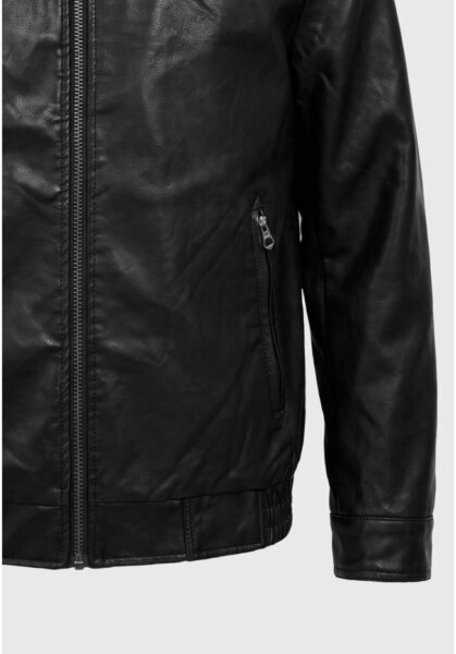 FUNKY BUDDHA JACKET ΑΝΔΡΙΚΟ ΜΑΥΡΟ FBM014-069-01 REGULAR FIT