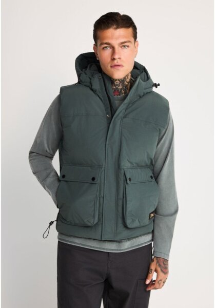 FUNKY BUDDHA JACKET ΑΜΑΝΙΚΟ ΠΡΑΣΙΝΟ-GREEN STORM FBM014-003-01 REGULAR FIT