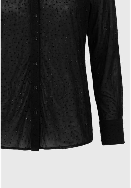 FUNKY BUDDHA ΠΟΥΚΑΜΙΣΟ ΓΥΝΑΙΚΕΙΟ ΜΑΥΡΟ ΣΤΡΑΣ FBL014-109-05 REGULAR FIT