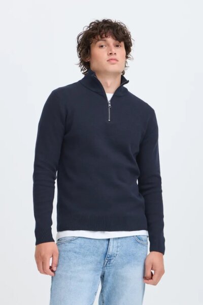 BLEND ΠΛΕΚΤΟ ΑΝΔΡΙΚΟ HALF ZIP ΜΠΛΕ BHBAAL 20721233-194011 REGULAR FIT