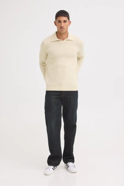 BLEND ΠΛΕΚΤΟ POLO ΑΝΔΡΙΚΟ WOOL BLEND ΜΠΕΖ BHBRANKO 20720276-1611041 REGULAR FIT