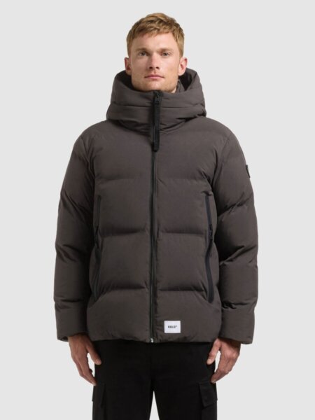 KHUJO JACKET ΑΝΤΡΙΚΟ ΓΚΡΙ ROOK 2019JK263-232 GRA-GRY REGULAR FIT