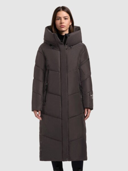KHUJO JACKET ΓΥΝΑΙΚΕΙΟ ΑΝΘΡΑΚΙ PULSET2 1208CO263-295 SDE-GRY  REGULAR FIT